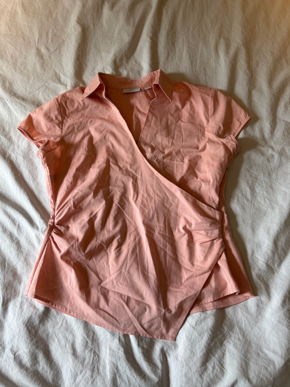 New York & Company Wrap-Style Blouse